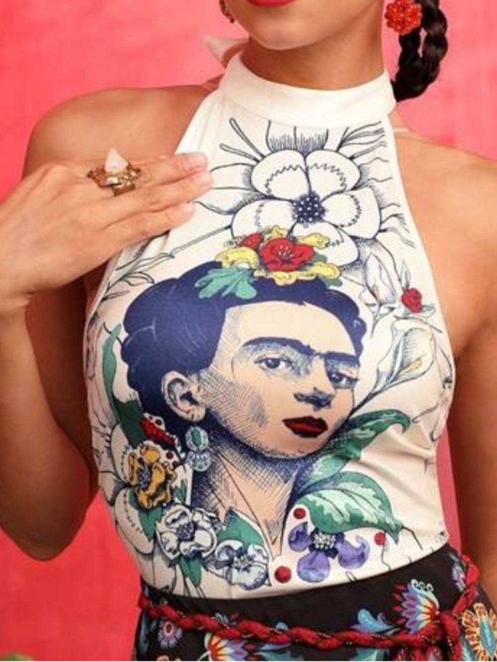 SHEIN x Frida Kahlo halter